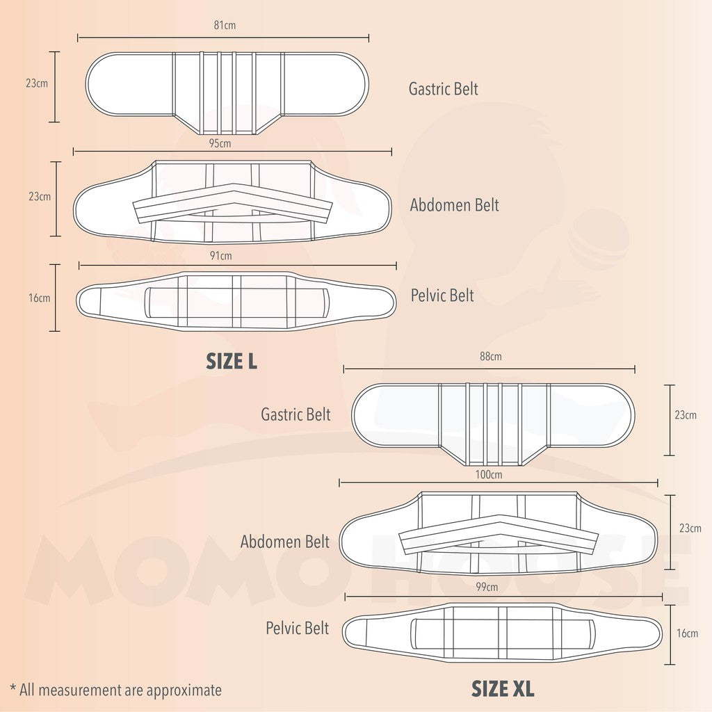 3 in1 Bengkung Moden Postpartum Abdomen Belt Shapewear Corset