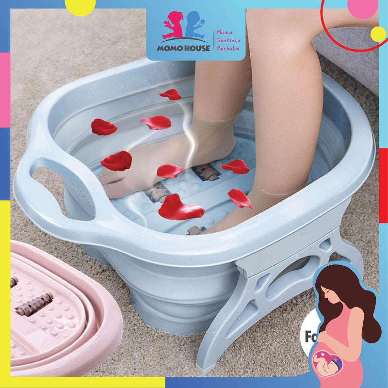 Foldable Foot Bath Foot Spa Soak Massage Bucket for Home Travel Large Space Basin Healthy Relaxing Leg Detox Tungku Kaki