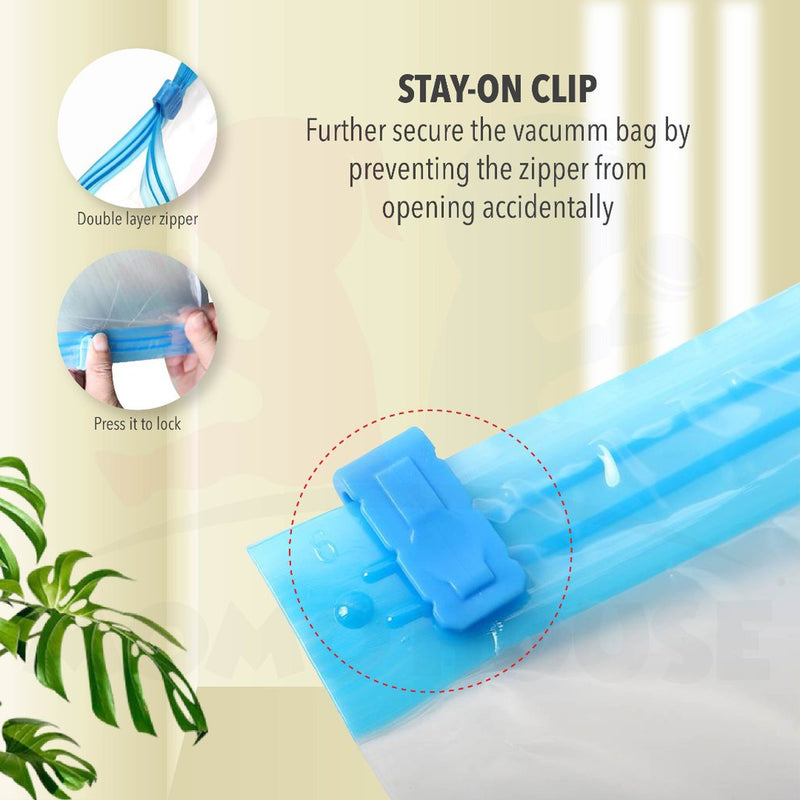 Travel Storage Resealable Vacuum Bags Vacuum Bag Compression Sealer Wardrobe Compress Organization Kit Save Space