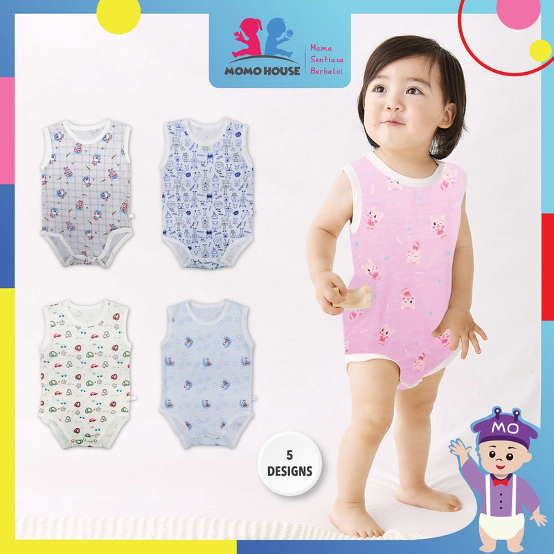 Baby Romper Sleeveless Jumpsuits Infant Boys Girls Triangle Romper (MMR04)