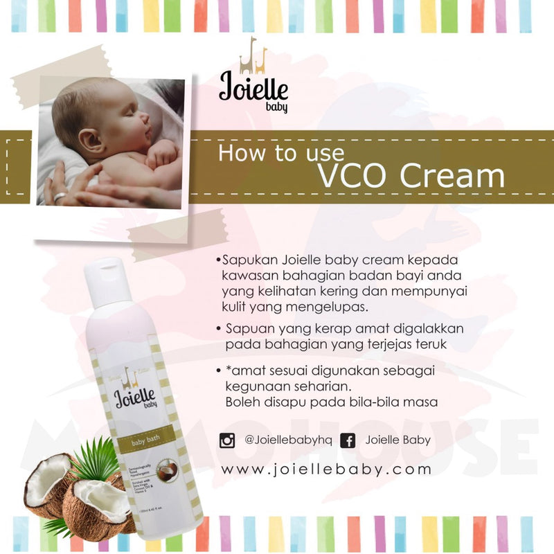 Joielle Baby VCO Cream (100g)