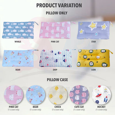 Kids Sleeping Cotton Pillows 0-10 Years Cotton Infant Baby Prevent Flat Head Pillow Kids Bantal Kapas Budak