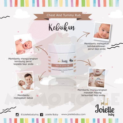 Joielle Baby Chest And Tummy Rub For Baby (60g)