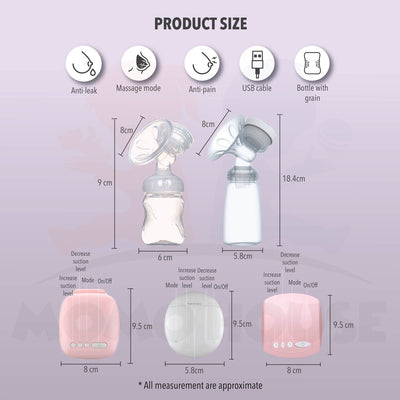 Real Bubee Breast Pump & Momo House Breast Pump Combo Combo Set