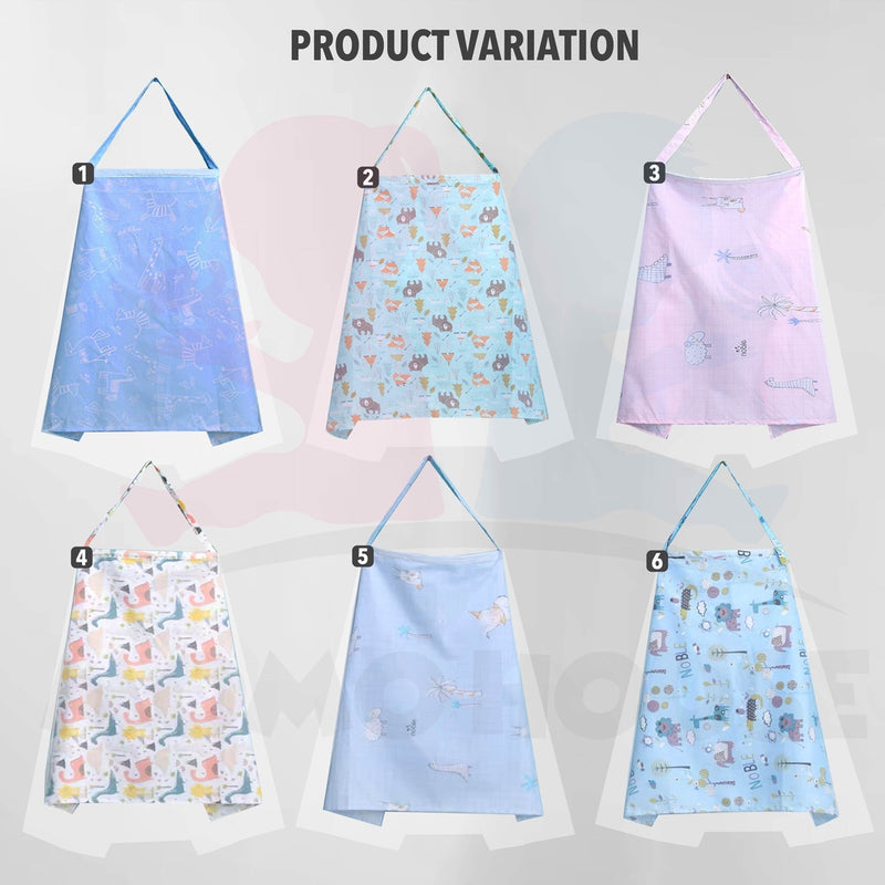 Breastfeeding Nursing Cover With Net Cotton Apron Shawl Cloth Blanket