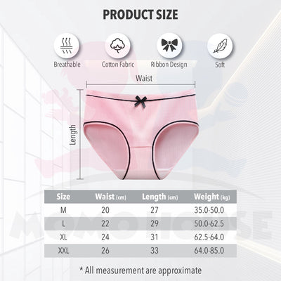 Women Panties Ribbed Panties Spender Underwear Breathable Seamless Underwear Antibacterial Panty Seluar Dalam Wanita