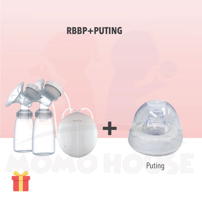 Real Bubee Breast Pump Double Electric Breastpump Pam Susu Bubee