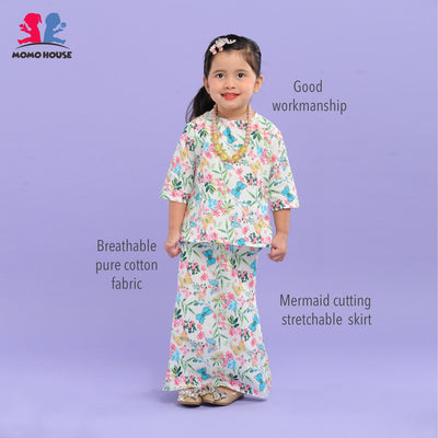 Momo House X Gosh Baju Kurung Moden Budak  Sabrina Kurung [Size 0 - 3Y ] Raya 2020