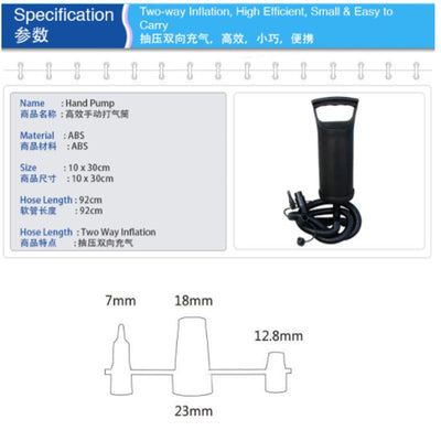 Inflatable Pool Car Bed Swimming Pool Hand Pump