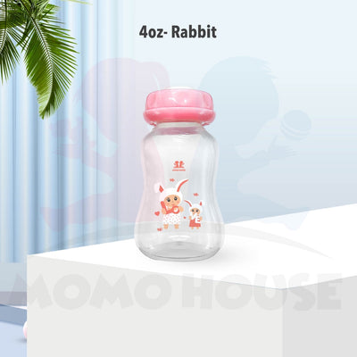 Momo House 4oz/ 6oz Breastmilk Storage Bottle Slim Neck Bottle Breast Milk Breastfeeding Bottle