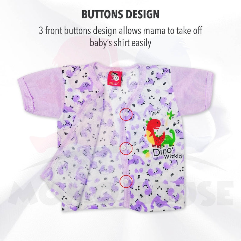 Newborn Baju Baby Infant Suit Dino Design Baju Baby(1pcs = Baju + Seluar)(33004 & 33005 & 33006 & 33007 & 33008 & 33009)