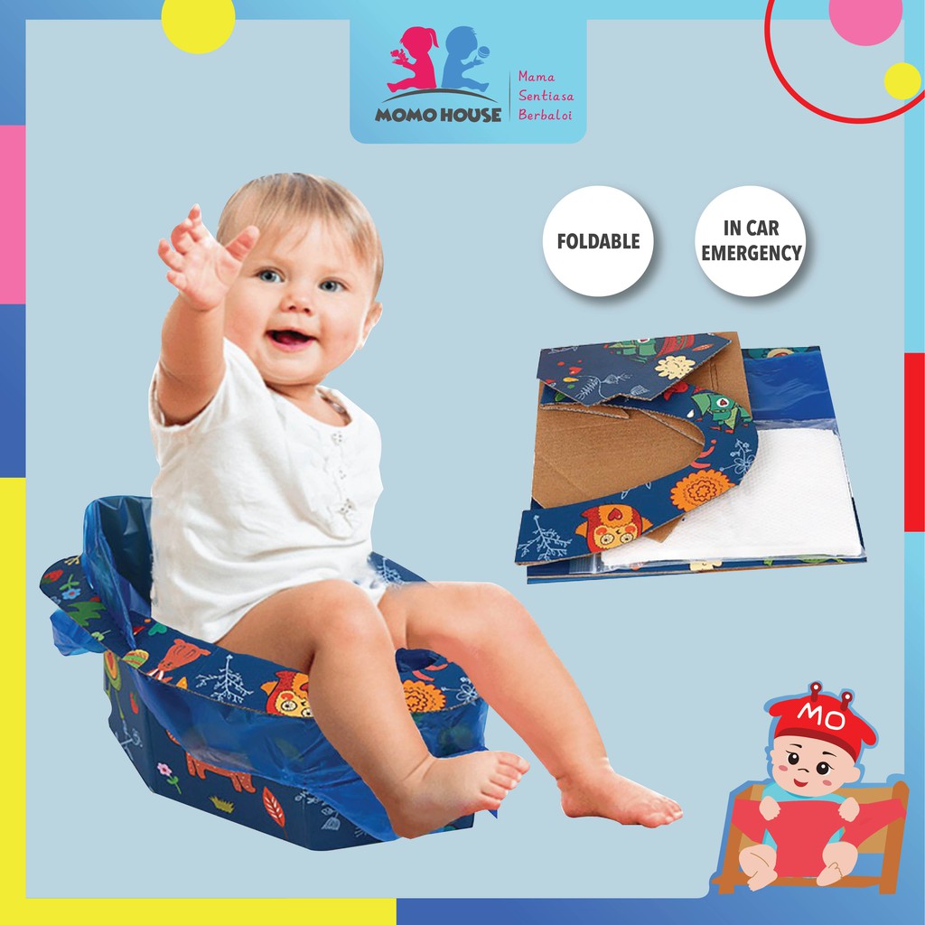 Portable Children Kids Folding Toilet Seat For Emergency