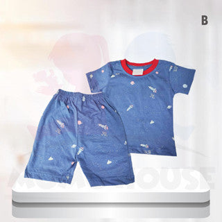 Baju Baby Newborn Baby Clothing Tshirt Bayi Baju Murah Printed Cartoon T Shirt Unisex Short Sleeve Shirt (Random Pick)