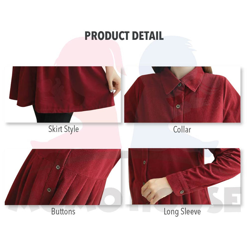 Maternity Muslimah Blouse Women Long Sleeve Muslimah Baju Mengandung Labuh Muslimah (MBM003)