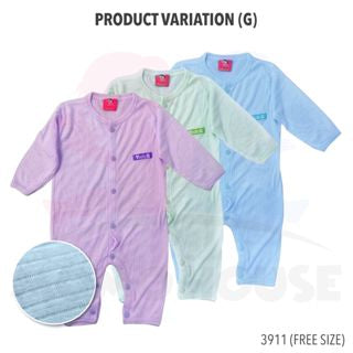 Newborn Baju Baby Infant Suit 0-3m Baju Tidur Baby (1pcs = Baju + Seluar) (Random Pick)(3906C&3907C&3908C&3909C&3905C)