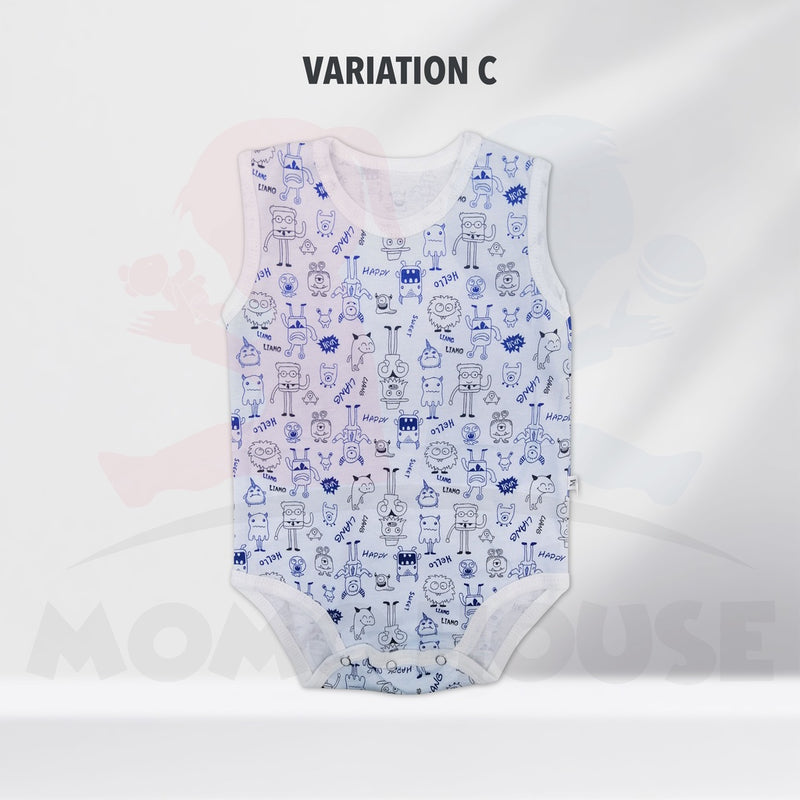 Baby Romper Sleeveless Jumpsuits Infant Boys Girls Triangle Romper (MMR04)