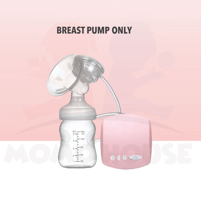 Single Electric Breast Pump with Bottle Feeding - Pam Susu Dgn Feeding Bottle