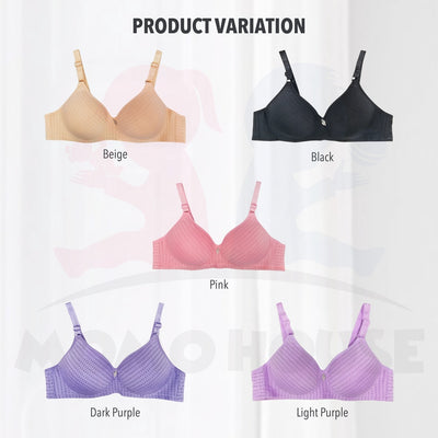 Women Nursing Maternity Wireless and Breathable Bra With Pendant - Tanpa Wayar