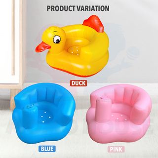 Inflatable Baby Sofa Learn Training Seat Baby Seat Bath Dining Lunch Chair