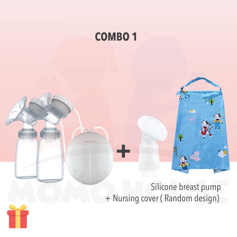 Real Bubee Breast Pump Double Electric Breastpump Pam Susu Bubee