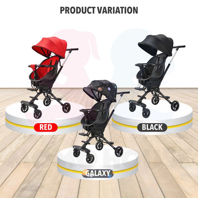 Baby Magic Stroller 360 Rotating Kids Stroller Two Way Foldable Magic Strollers 2 Way Budak Stroler Lipat