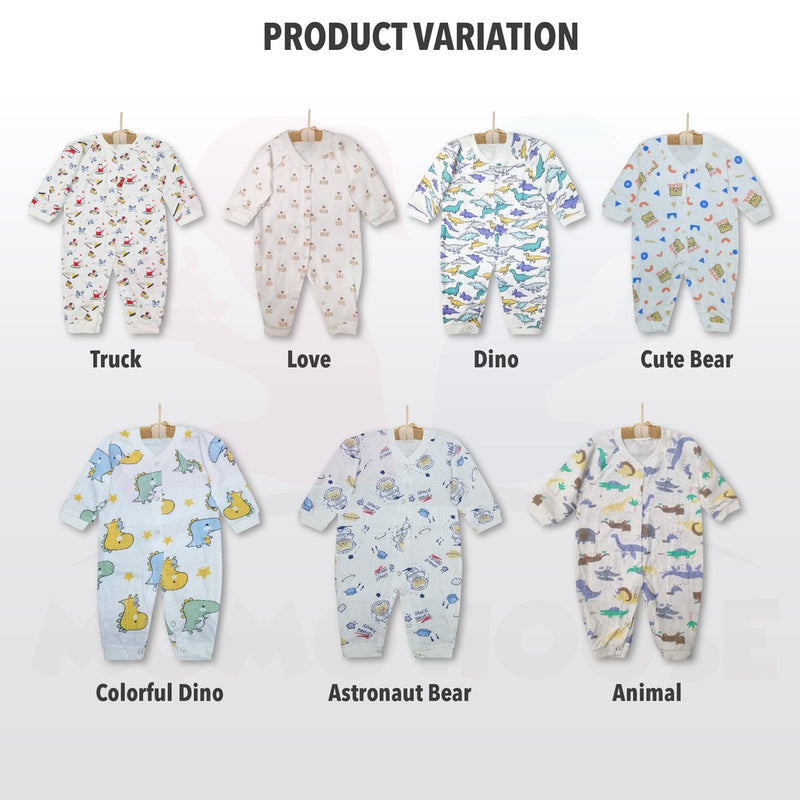 Premium Cotton Baby Romper Jumpsuit with Cute Cartoon - 1 pcs (MMR01)