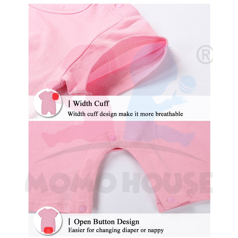 Baby Romper Newborn Jumpsuit Baju Short Sleeve Clothing (BM001)