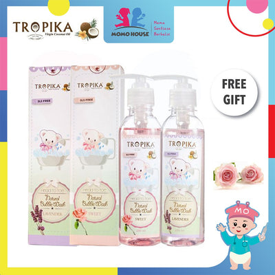 Tropika Natural Bubble Wash Head To Toe Natural Healthy Effective