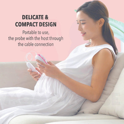 Premium Fetal Doppler Heart Detector Monitor With Memory Pregnant Women Home Medical Fetal Rate Detector Degupan Bayi