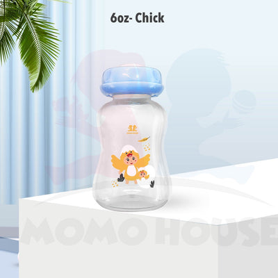 Momo House 4oz/ 6oz Breastmilk Storage Bottle Slim Neck Bottle Breast Milk Breastfeeding Bottle