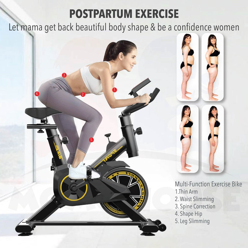 Spinning Bike Indoor Cycling Home Fitness Equipment Ultra-Quiet Sport Spinning Bike Basikal Senaman