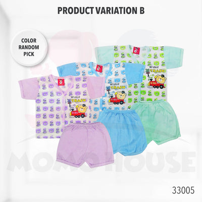 Newborn Baju Baby Infant Suit Dino Design Baju Baby(1pcs = Baju + Seluar)(33004 & 33005 & 33006 & 33007 & 33008 & 33009)