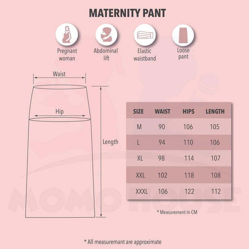 Maternity Skirt Long Skirt High Waist Maternity Pregnant Kain Mengandung (MSL)