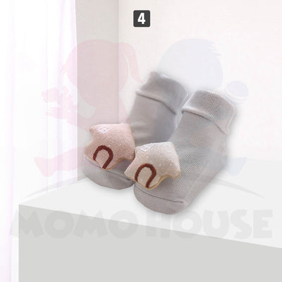 Newborn Sock Baby Cotton Cute 3D Sock Anti-Slip Baby Sock Stokin Bayi Comel 3D ( 3DSOCK )