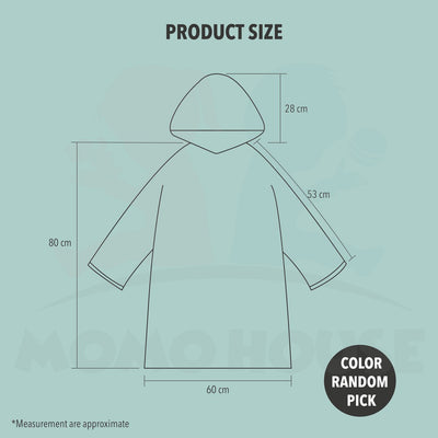 Kids' Children's Disposable Raincoat Waterproof Hiking Portable Poncho Transparent Adult Colorful