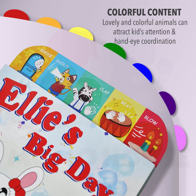 Baby Toys Educational Ellie's Big Day Interactive Early Learning E-Book For Kids