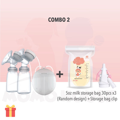 Real Bubee Breast Pump Double Electric Breastpump Pam Susu Bubee