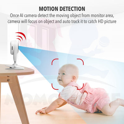 Wireless Baby Monitor Night Vision Camera 2 Way Talk Lullaby Tuya Phone App Baby Cry Detection Motion