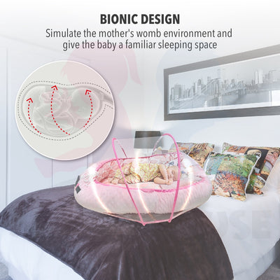 Portable Baby Bed Cot Soft Breathable Infant Bassinet baby mattress Newborn baby Crib Bionic Bed