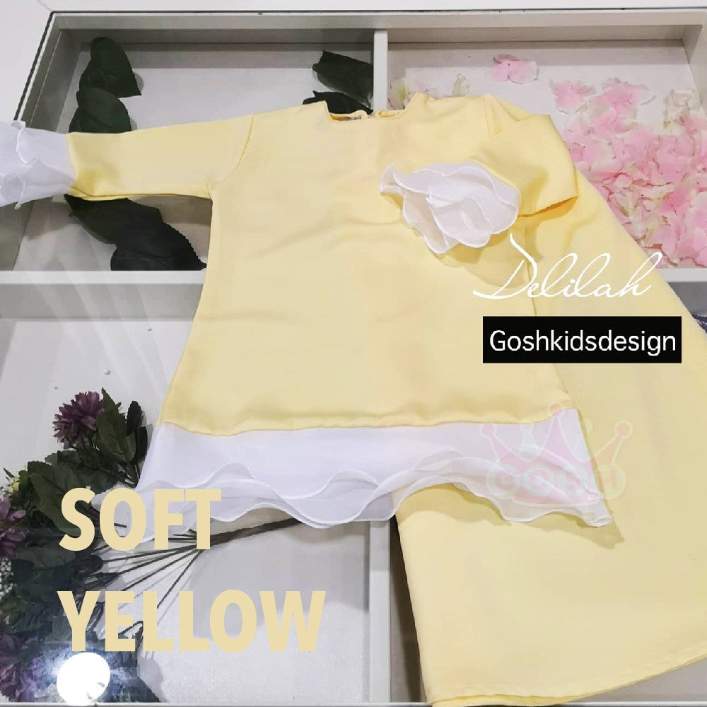 Momo House X Gosh Baju Kurung Moden Budak  Delilah Kurung [Size 0 - 3Y ] Raya 2020