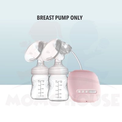 (NEW) Double Electric Breast Pump with Bottle Feeding - Pam Susu Feeding Bottle