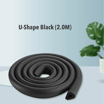 Baby Edge Protector Soft Rubber Hurt Prevention Edge Corner Guards Baby Bumper Edge Strip L-Shape U-Shape Safety Corner