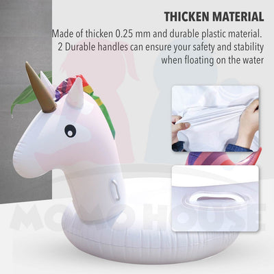 Inflatable Giant Rainbow Unicorn Float High Quality 180CM