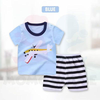 Newborn Baby T Shirt Short Sleeve Set (BM012)