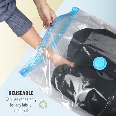 Travel Storage Resealable Vacuum Bags Vacuum Bag Compression Sealer Wardrobe Compress Organization Kit Save Space