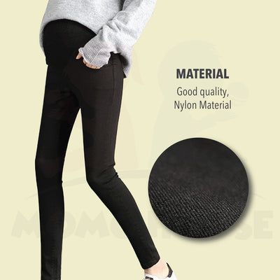 Pregnancy Pant Maternity Skinny Pa With Side Pocket High Waist Pants Comfortable Ankle Pants Seluar Mengandung (MPLP)