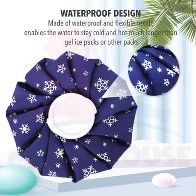 Reusable Ice Hot Bag / Hot Water Bag - Hot & Cooling Therapy (6/9 Inch)