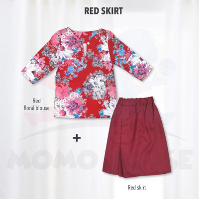 Momo House Baju Raya Baju Kurung Moden Kanak Kanak Baju Budak Perempuan Baju Raya Budak Kids Kurung (BRG001)