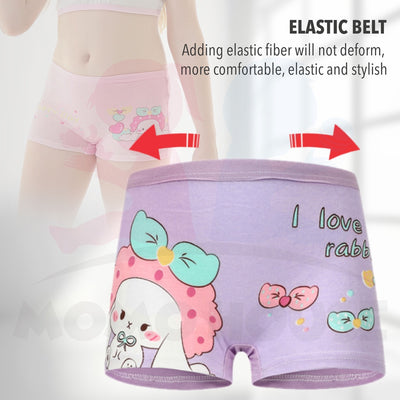 4pcs/set Baby Girl Underwear Cotton Soft Kids Girl Cotton Underwear Panties Seluar Dalam Budak Perempuan