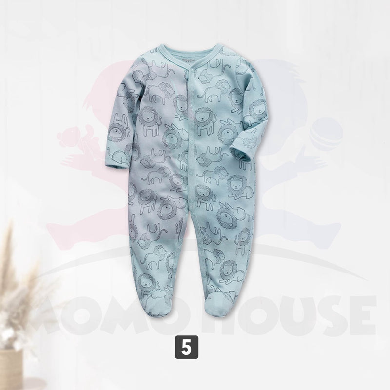 Newborn Baby Jumpsuit Boy & Girl Cute Design Long Sleeve 100% Cotton Jumpsuit Baju Kanak-Kanak Romper Jumpsuit ( MYB041)